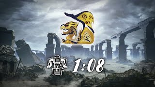 【MHR:SB】リオレイア希少種 1:08.62 ヘビィボウガン ソロ / Gold Rathian HBG solo