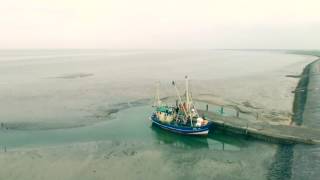 Pellworm Island Drone Flight, North Sea, Germany