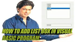 List Box Control part 1 (Visual Basic)