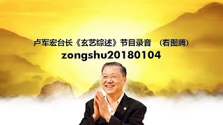 zongshu20180104 卢军宏台长《玄艺综述》节目录音  (看图腾)