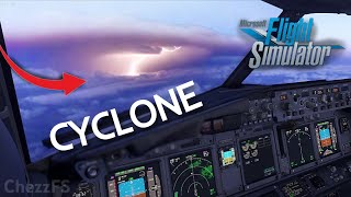 EPIC Cyclone Qantas 737 | Full Flight Perth → Brisbane | MSFS