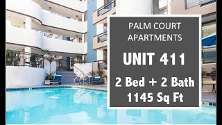 Palm Court Apartments  |  Unit 411  |  2 Bed + 2 Bath  |  1145 Sq ft