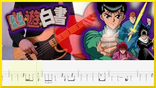 Yu Yu Hakusho - Romantic Theme | Bass Cover with TABs |