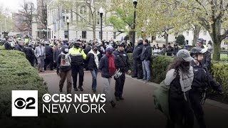 Over 100 protesters arrested on Columbia University campus