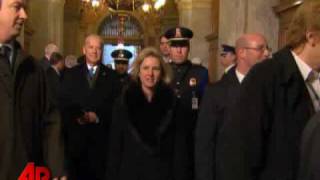 Inauguration: Obama Arrives at Capitol