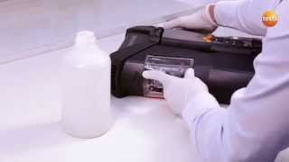 testo 350: Emptying condensate (7/13) | Be sure. Testo