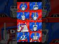 Optimus Prime in Eight Cartoon Styles #shorts #transformers