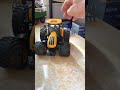 Children, play toy tractor, enjoy video ￼