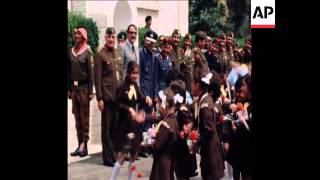 SYND 29 3 77 KING HUSSEIN CELEBRATES SILVER JUBILEE YEAR OF HIS REIGN