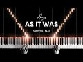 As It Was - Harry Styles Piano Cover + Sheets