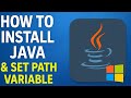 🚀 Install Java on Windows + Set Path Variable | Step-by-Step Tutorial (2025)