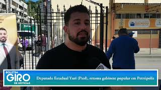 Deputado Estadual Yuri (Psol), retoma gabinete popular em Petrópolis