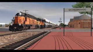 Milwaukee Road Mainline Action TRS2019 Oconomowoc, WI