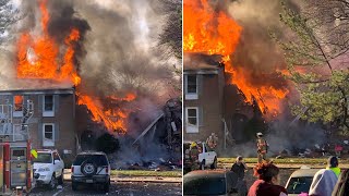Gaithersburg Apartment Building Burning After Explosion | NBC4 Washington