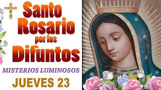 Rezo del Santo Rosario por los Fieles Difuntos Jueves 23 guia paso a paso