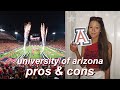 PROS AND CONS OF UNIVERSITY OF ARIZONA