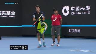 Hot Shot: Stretched, Bautista Agut Smahes A Winner Past Zverev Tokyo 2018