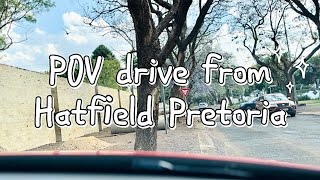 POV drive from Hatfield Pretoria to Centurion….. a drive on peak hour traffic…. Gauteng…South Africa