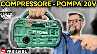 Compressore / Pompa ricaricabile 2 in 1 PARKSIDE LIDL PKA 20-LI A1