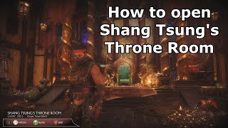 MK11 Krypt - How to open Shang Tsung's Throne Room and unlock his Treasure Caches