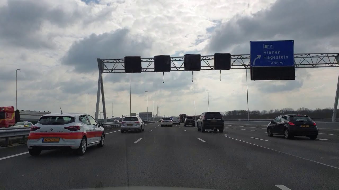 Dashcam Beelden De Meern: A12 Toerit De Meern -- 》 A2 Knooppunt ...