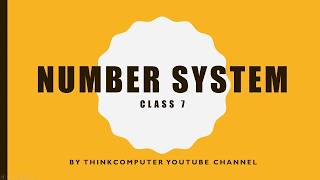 Binary to Decimal Conversion | Number System | ThinkComputer