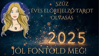 Szűz: 2025 Jól fontold meg! Tarot olvasás  12 csillagjegy szerint szerelmi-általános-anyagi