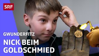 Wie stellt man Schmuck in einer Goldschmiede her? | Gwunderfitz | SRF Kids – Kindervideos