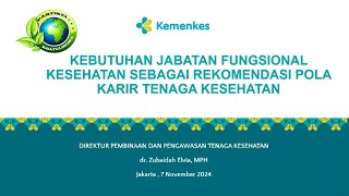 JF KESEHATAN SEBAGAI POLA KARIR NAKES