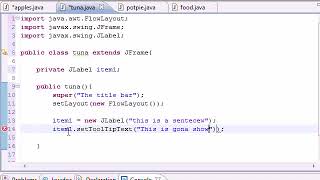 Java Programming Tutorial 51 - GUI with JFrame