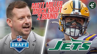 Breaking Down Matt Miller's 2 ROUND Mock Draft! New York Jets Draft Will Campbell | 2025 NFL Draft