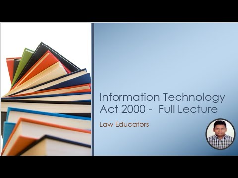 Information Technology Act 2000 - YouTube