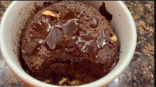 1 MINUTE LOW CARB BROWNIES MUG CAKE