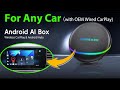 Android 12 AI Box Wireless CarPlay & Wireless Android Auto 8GB/128GB 4G LTE HDMI Netflix YouTube!