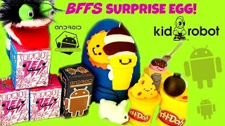 BFFs Surprise Egg Blind Box Opening Android DC Comics Figural Keychain Angry Birds