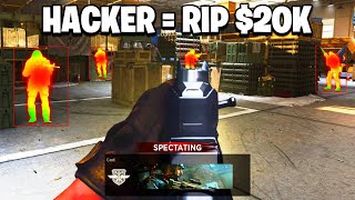 This HACKER cost us $20k in a Warzone Tournament...