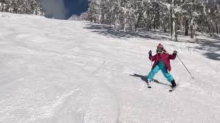 2022.02.11 a beginner on Mt.Moriyoshi Ani Ski Resort