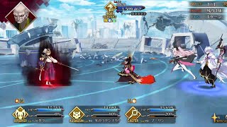 【FGO】第10節 進行度2 スーパーリコレクションクエスト(1/3) 茶々 3ターン 巡霊特攻あり 奏章Ⅰ 虚数羅針内界 ペーパームーン