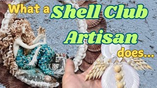 What Does a Shell Club Artisan Do? (How to Make an Angel with Shells!)