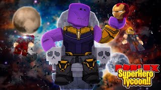 Thanos Is Our New Teacher In High School Roblox Gaming Adventures - 2 player superhero tycoon in roblox roblox games