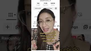 Quanto recebi do Tiktok por um vídeo de 1 milhão de visualizações