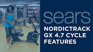 NordicTrack GX 4.7 Recumbent Cycle Feature - Workout Apps