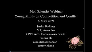 3.2 MadSci Young Minds on Competition and Conflict Webinar, 6 May 2021