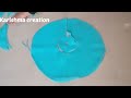 diy trending organza ruffle saree cutting and stitching ruffle saree making video karishma creation