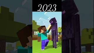Minecraft Enderman evolution 😎 #minecraft #shorts #herobrine