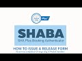How to Issue a Release Form - Thailand Shaba Website for SHA+ Hotels