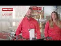 OVERVIEW of Hilti layout and measuring tools