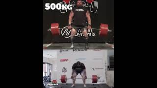 EDDIE V THOR: Who deadlifted 500kg easier?