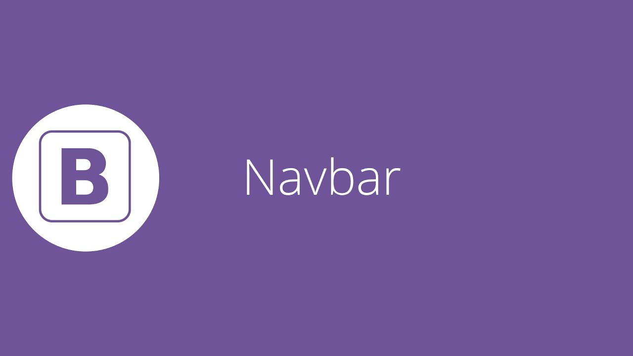 Bootstrap Tutorial 18 - Navbar - YouTube