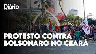 Ceará tem protesto contra presidente Bolsonaro e a favor da vacinação